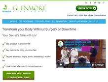 Tablet Screenshot of glenmorehealthcare.com